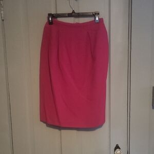Valerie Stevens Vibrant Pink Pencil Skirt